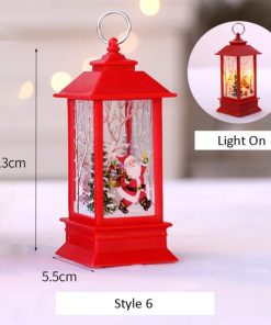 Christmas Decor Snowman Lantern LightGadgetsSanta-Claus-Snowman-Lantern-Ligh