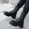 Winter Warm Long Leather BootBootsmainimage0Winter-New-Women-Casual-Boots-Fashion-Warm-Boots-Top-Quality-Pu-Leather-Platform-Military-Boots-Size