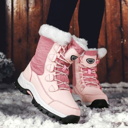 Snow Warm Fur BootsBootsmainimage2LLUUMIU-Women-Winter-Boots-2021-Women-Snow-Boots-Warm-Fur-Winter-Shoes-Non-slip-Lace-Up