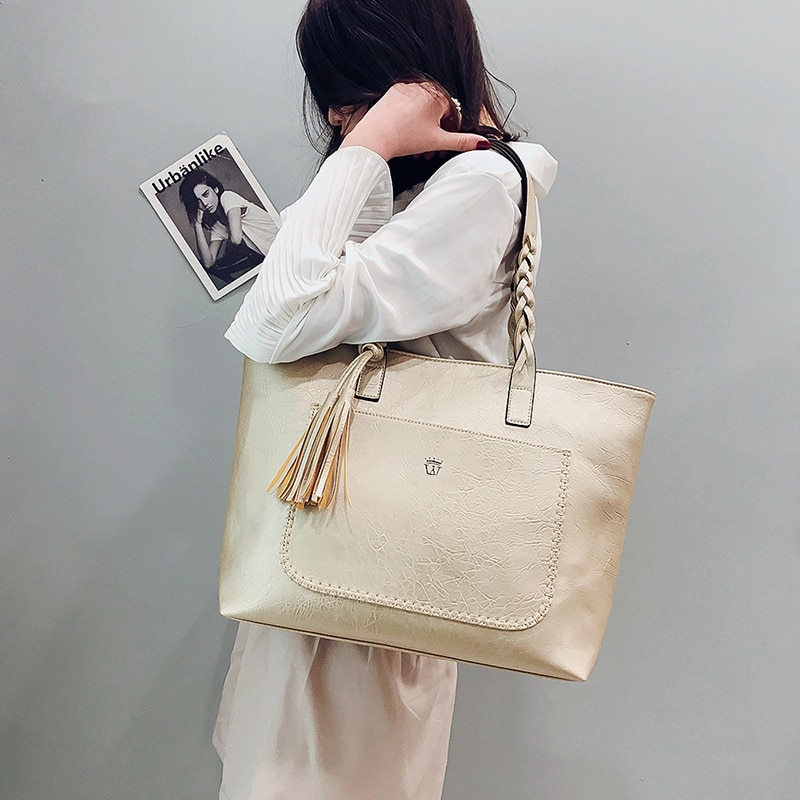 Celebrity Style Leather Handbag – Miggon