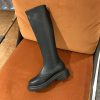 High Quality Waterproof Long BootsBootsmainimage32022-Winter-Long-Brand-Women-s-Boots-Knee-High-Luxury-Chelsea-Chunky-Platform-Shoes-Ytmtloy-Zipper