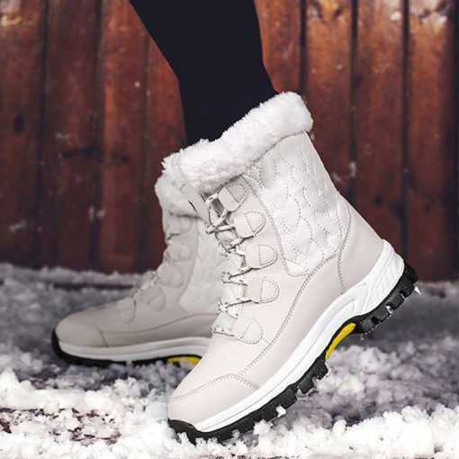 Snow Warm Fur BootsBootsmainimage3LLUUMIU-Women-Winter-Boots-2021-Women-Snow-Boots-Warm-Fur-Winter-Shoes-Non-slip-Lace-Up