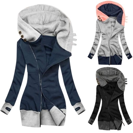Women’s New Design Hooded JacketTops2021-Hot-Sale-New-Design-sdStyele