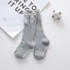 New Long Soft Baby Socks – BlackGirls-Big-Bow-Knee-High-Long-Sof