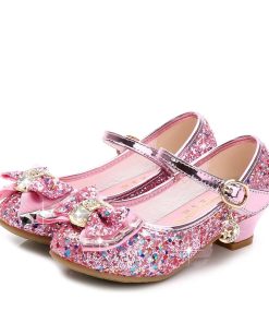Butterfly Knot Princess SandalsKidsPrincess-Kids-Leathdder-Shoes-for