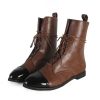 British Comfortable Tie Leather BootBootsSouth-Kor2ea-100-British-comforta