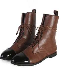 British Comfortable Tie Leather BootBootsSouth-Kor2ea-100-British-comforta