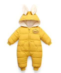 Autumn Winter RomperKidsmainimage12021-Autumn-Winter-Overall-For-Children-Infant-Down-Cotton-Thickened-Clothes-Hooded-Cartoon-Baby-Boys-Girls