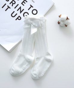 New Long Soft Baby Socks – Blackmainimage1Girls-Big-Bow-Knee-High-Long-Soft-New-Kids-Socks-Toddlers-Cotton-Lace-baby-Socks-Kids