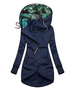 Women’s Solid Stitching Drawstring Hooded JacketTopsmainimage2Hot-Women-Parkas-Women-s-Solid-Stitching-Drawstring-Hooded-Slim-Pullovers-Winter-Jacket-Hoodies-Outwear-Pull