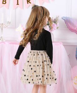 Cute Baby Girl Star DressKidsmainimage2Kids-Autumn-Winter-Dresses-for-Girls-Star-Sequins-Princess-Dress-Girl-Long-Sleeve-Party-Vestidos-Girls