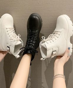 Comfortable Soft PU Ankle BootsBootsmainimage2New-Arrivals-Soft-Boots-Women-Shoes-Woman-Boots-Fashion-Round-PU-Ankle-Boots-2021-Winter-Elastic