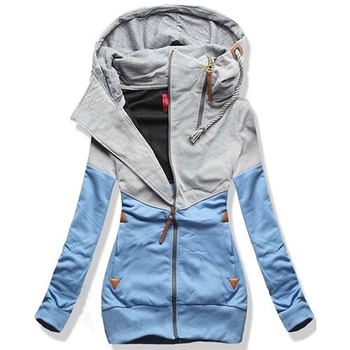 Women’s Zipper Hooded Sweatshirt – Bluevariantimage0SURMIITRO-Spring-Women-Jacket-2021-Fashion-Autumn-Winter-Pink-Blue-Hooded-Sweatshirt-Zipper-Hoodies-Coat-Female