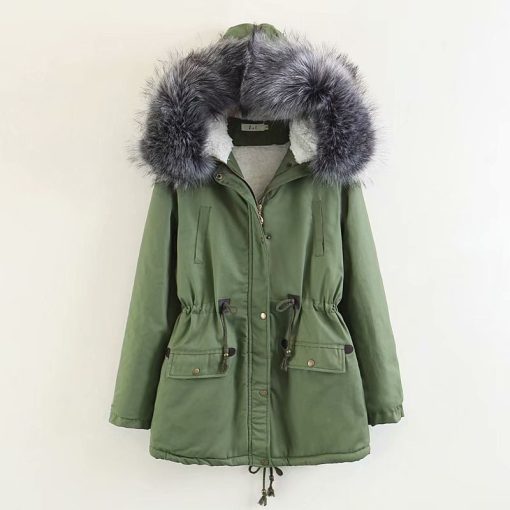 Faux Fur Collar Pockets Drawstring Women Parka Jacket Oversized CoatTopsvariantimage22020-New-Women-s-Winter-Big-Fur-Thick-Windbreaker-Parka-Winter-Long-Hooded-Fur-Down-Parka