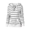 New Drawstring Stripe Hooded SweatshirtTopsvariantimage2Plus-Size-Stripe-Print-Women-39-s-Hoodie-Sweetshirts-Drawstring-Long-Sleeve-Hooded-Pullover-Sweatshirt-Tops