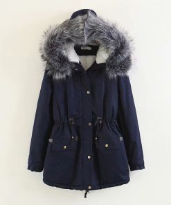 Faux Fur Collar Pockets Drawstring Women Parka Jacket Oversized CoatTopsvariantimage32020-New-Women-s-Winter-Big-Fur-Thick-Windbreaker-Parka-Winter-Long-Hooded-Fur-Down-Parka