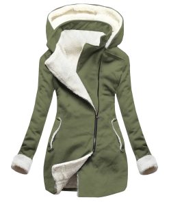 Cotton-Padded Plush Warm JacketTopsvariantimage3Fashion-Velvet-Women-Cotton-padded-Jacket-Plush-Hooded-Fur-Collar-Winter-Coat-Warm-Parka-Oversized-Manteau-1