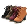 High Heel Lace Up Ankle BootsBoots2020-Boots-Women-Shoes-Women-Fas
