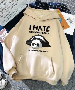 I Hate Morning People Panda SweatshirtTopsCute-Panda-Sleeps-Print-2020-New