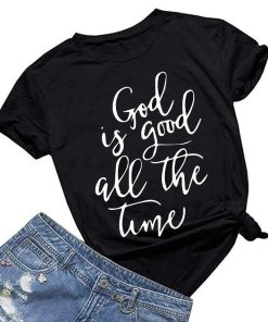 God is Good all the Time Shirt – BlackGod-is-Good-all-the-Time-Print-F-1