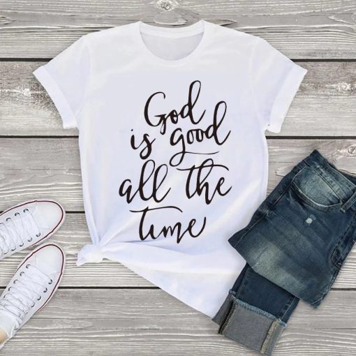 God is Good all the Time Shirt – BlackGod-is-Good-all-the-Time-Print-F