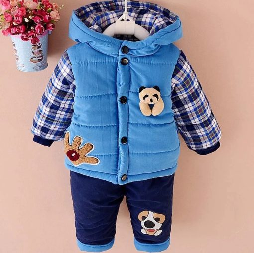 Cute Baby Winter Warm OutfitKidsNew-2021-Baby-boys-winter-clothi