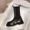 Women’s High Heel PU Leather BootsBootsWomen-Chunky-sHeel-Ankle-Boots-Wo