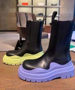 Women’s High Heel PU Leather BootsBootsWomenss-Chunky-Heel-Ankle-Boots-Wo
