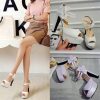 2022 Sexy Fish Mouth SandalsShoesmainimage2Sandals-female-summer-2020-new-high-heeled-fish-mouth-shoes-bow-sexy-rough-with-waterproof-platform