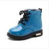 Unisex Kid’s Martin BootBootsvariantimage1Size21-36-Children-Girls-Martin-Boots-PU-Leather-Waterproof-Boots-Winter-Kids-Snow-Boots-Girls-Rubber