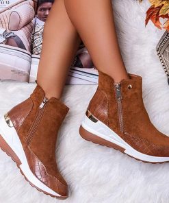 Chunky Sneakers Ankle BootsBootsvariantimage3Plus-Size-Winter-Women-Boots-Chunky-Sneakers-Ankle-Boots-Women-Shoes-Woman-Zipper-Buckle-Thick-Sole