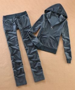 Velvet Track Suit HoodiesSwimwearsVelvet-Spring-Fall1-2021-Women-S