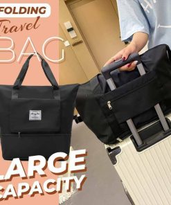 Unisex Foldable Waterproof Travel BagHandbagsmainimage2Folding-Travel-Bag-Large-Capacity-Waterproof-Pouch-Tote-Carry-On-Luggage-Portable-Suitcases-Unisex-Duffel-Bags