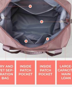 Unisex Foldable Waterproof Travel BagHandbagsmainimage3Folding-Travel-Bag-Large-Capacity-Waterproof-Pouch-Tote-Carry-On-Luggage-Portable-Suitcases-Unisex-Duffel-Bags
