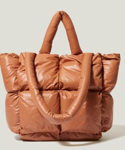 New Fashion Tote HandbagHandbagsmainimage4Fashion-Large-Tote-Padded-Handbags-Designer-Quilted-Women-Shoulder-Bags-Luxury-Nylon-Down-Cotton-Crossbody-Bag