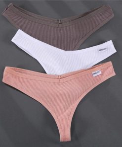 New Arrival Cotton 3PCS/Set G-String PantiesBottoms2