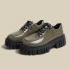 Women’s Thick Sole Leather ShoesBoots2022-Wome4n-Platform-Sneakers-Sho