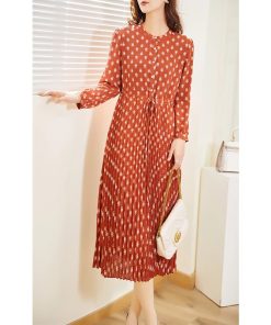 Chiffon Long Sleeve Printing Slim DressDresses2Chiffon-Long-Dress-2022-New-Plus