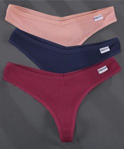 New Arrival Cotton 3PCS/Set G-String PantiesBottoms3