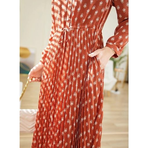 Chiffon Long Sleeve Printing Slim DressDresses4Chiffon-Long-Dress-2022-New-Plus