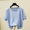 Women’s Cute Tees-ShirtsTopsCamisetas-Mujer-2021-Thin-Knitte-1