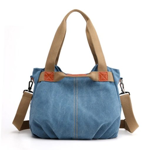 Large Capacity Leisure Shoulder BagsHandbagsCanvasa-Hobos-Bag-Women-Handbags