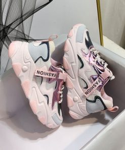 Women’s Chunky Vulcanized SneakerShoesLIGHT-PINK