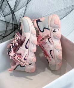Women’s Chunky Vulcanized SneakerShoesPINK