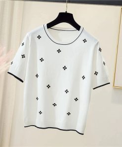 Pure cotton T-shirt for SummerTopsPure-cotton-T-shir3t-women-2022-s