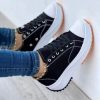 Women’s Canvas Lace Up SneakersFlatsSneakers-Women-Shoes-2022-Patter