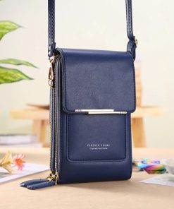 Crossbody Strap Leather HandbagHandbagsWomen-Bags-Softcc-Leather-Wallets
