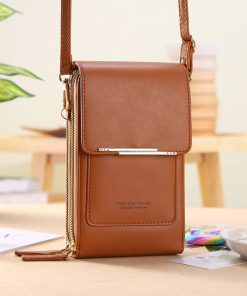 Crossbody Strap Leather HandbagHandbagsWomen-Bagsxxc-Soft-Leather-Wallets