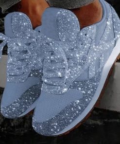 Women’s Casual Glitter Running SneakersShoesWomen-Casual-Glitter-Shoes-Mesh