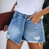 Ripped Sexy Cotton Leisure ShortsBottomsmainimage0denim-shorts-jeans-Women-Shorts-Ripped-Solid-Color-Sexy-Cotton-Blend-Broken-Hole-attractive-Leisure-Shorts